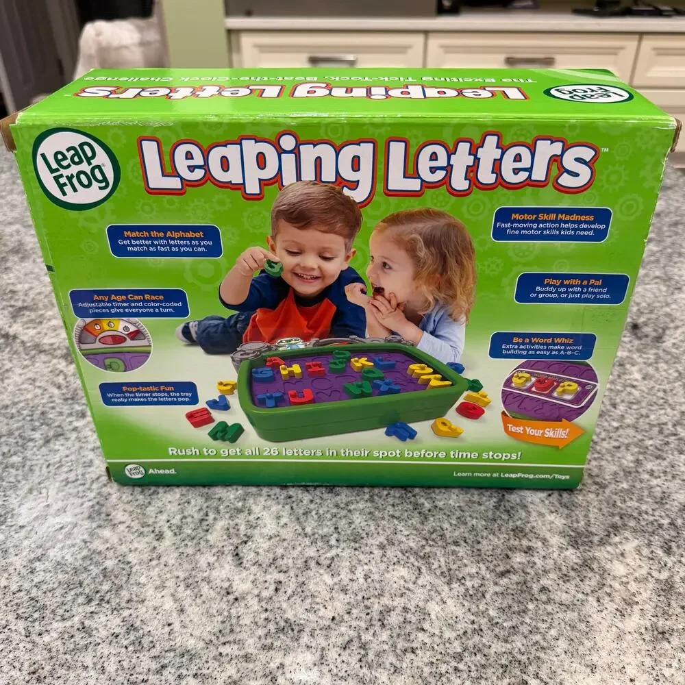 Leap Frog Leaping Letters Race the Clock Game ABC Alphabet Educational Learning